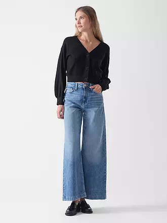 GUESS | Cárdigan
Marca: GUESS
Color: negro
Categorías: Moda,Mujer
Largo de manga: Manga larga
Escote: Cuello en V
Material: Viscosa, poliéster / poliamida
Diseño: Color liso
Corte (Prenda exterior): Regular
Estilo: Young Fashion, Glamour
Detalles: Patrón de |